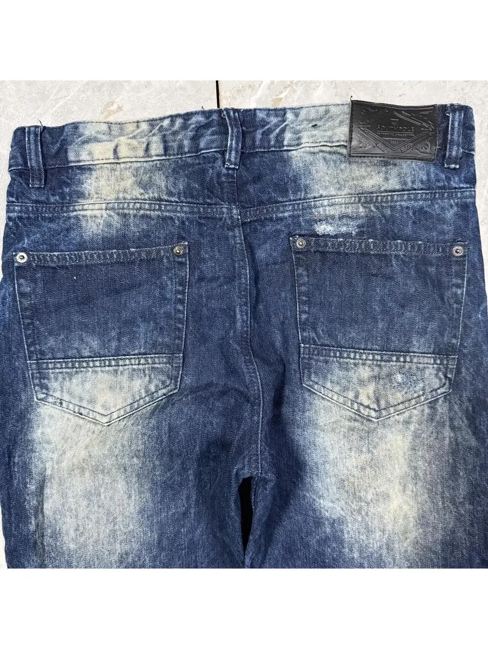 Southpole Distressed Acid Wash Jeans 32x32